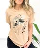 Boho Wildflower T Shirt Retro Flower Nature Art Nouveau Wild Flowers Vintage Botanical Tee Floral