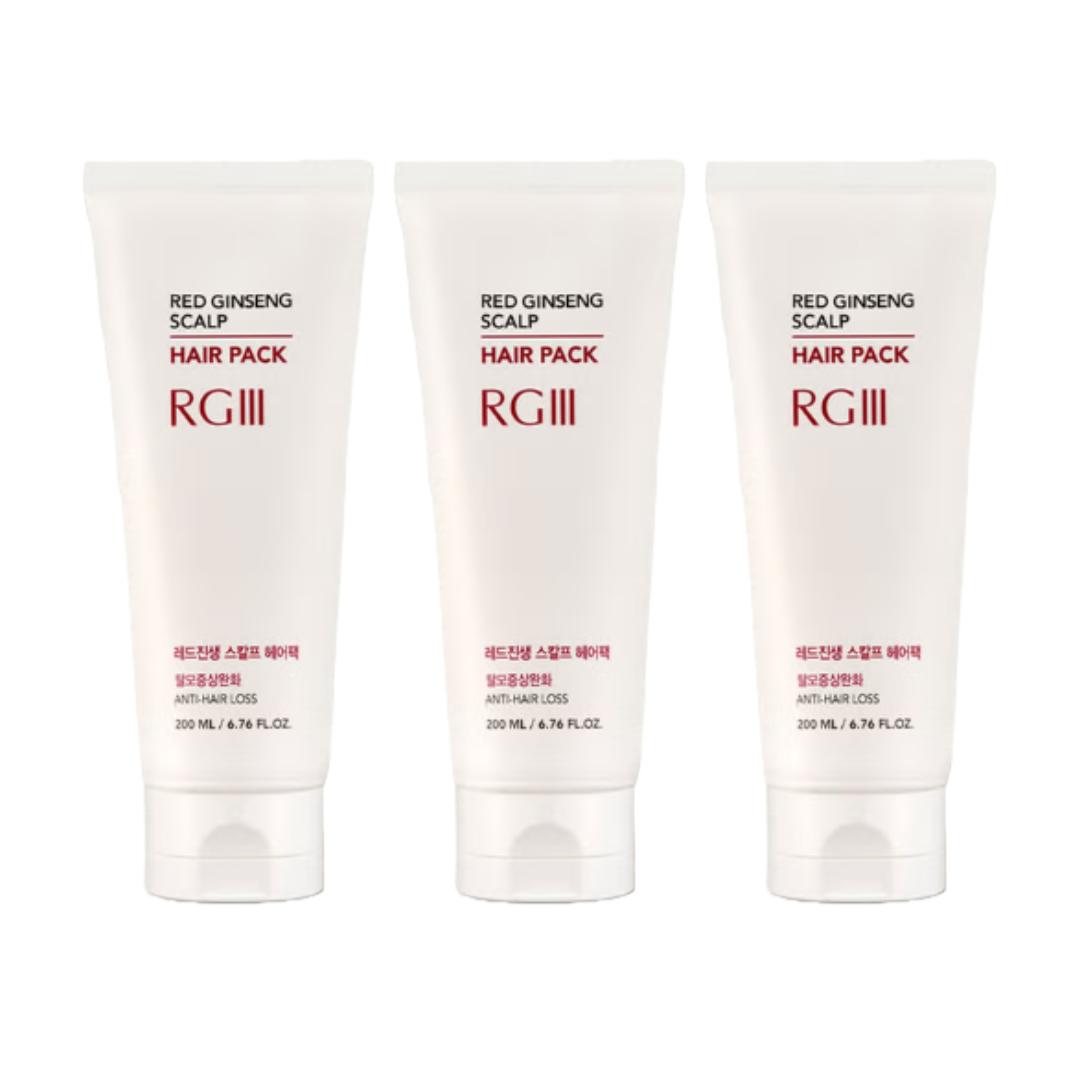 

RGIII Шампунь для кожи головы с красным женьшенем 300 мл, Маска для волос 200 мл, Тоник для кожи головы 100 мл (10 вариантов) #pack 200mlx 3pcs