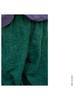 Spring Artistic Retro Forest Green Loose Linen Double-Layer Elastic Waist Pants