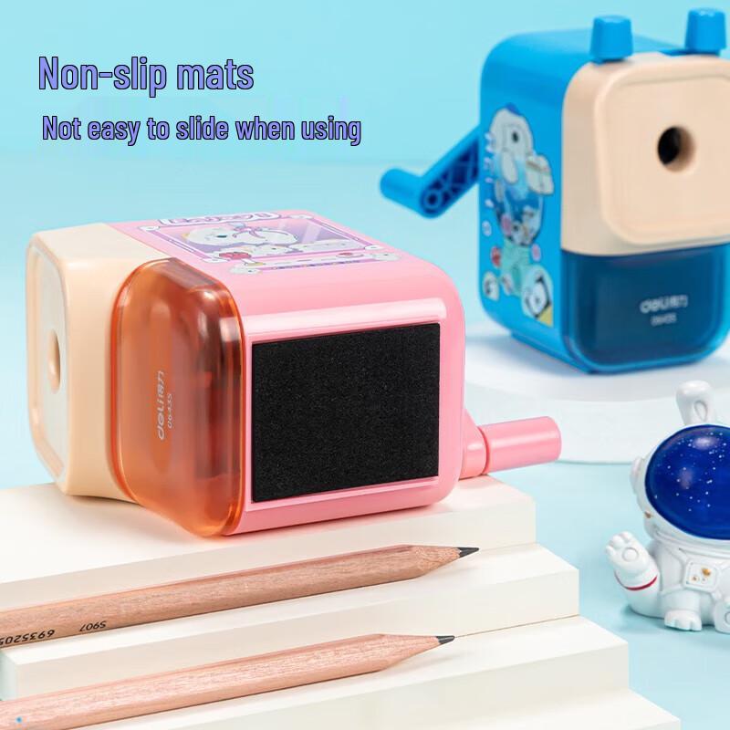 Deli Hand-Cranked Pencil Sharpener (2-Pack)