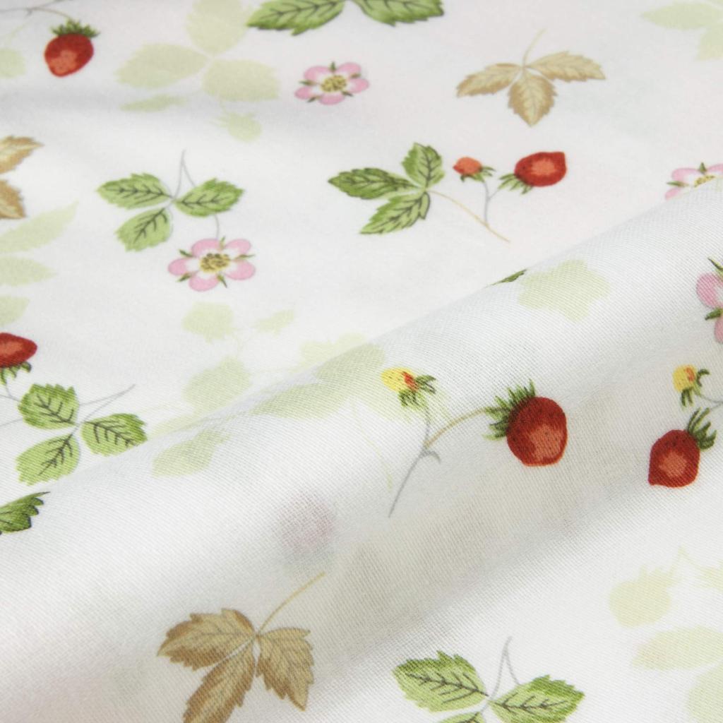 Nishikawa Duvet Wild Easy To Put On and Take Made In PI27130623P [Nishikawa] Cover, Double, Wedgwood, Strawberry, Off, Japan, Pink,