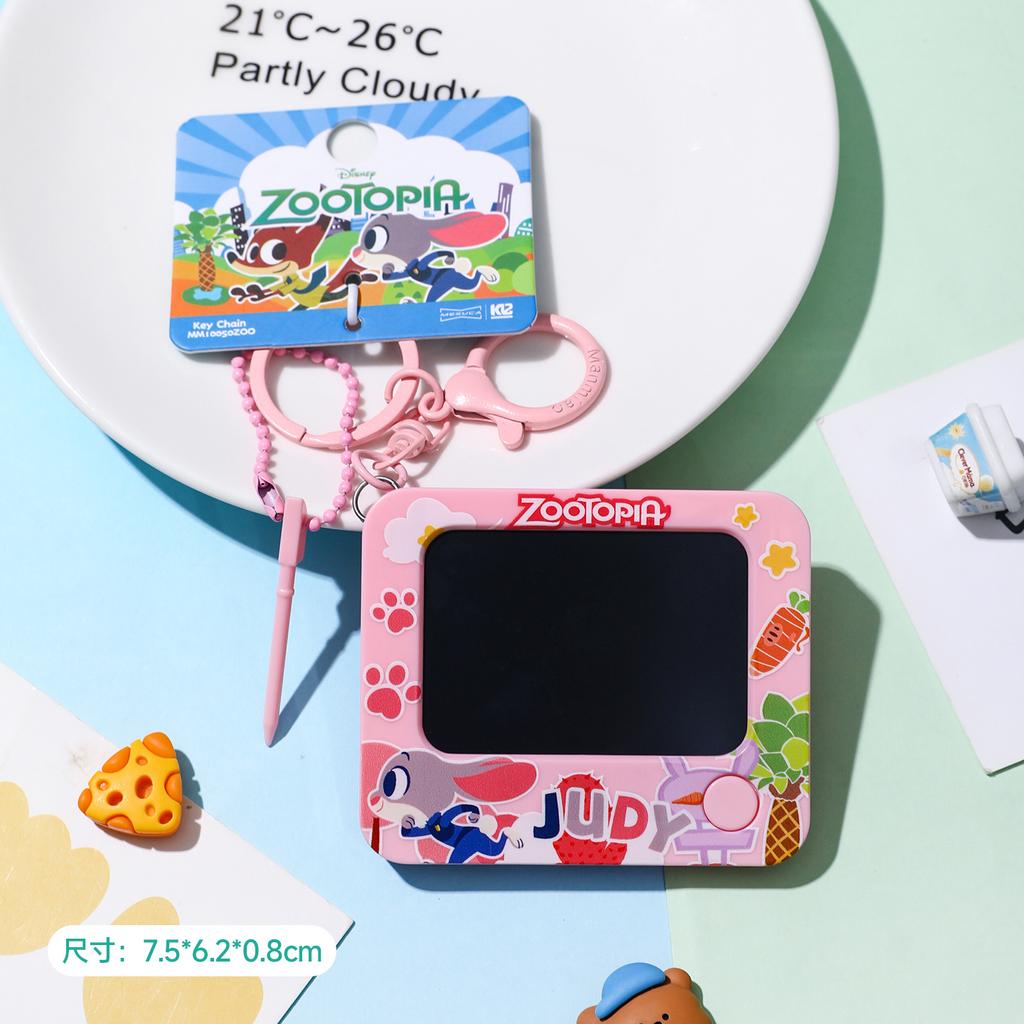 Zootopia 2 Cute Judy Hopps Rabbit Nick Wilde Fox Sloth Figures Toy Doodle Drawing Board Pendant Removable Puzzle Kids Toy