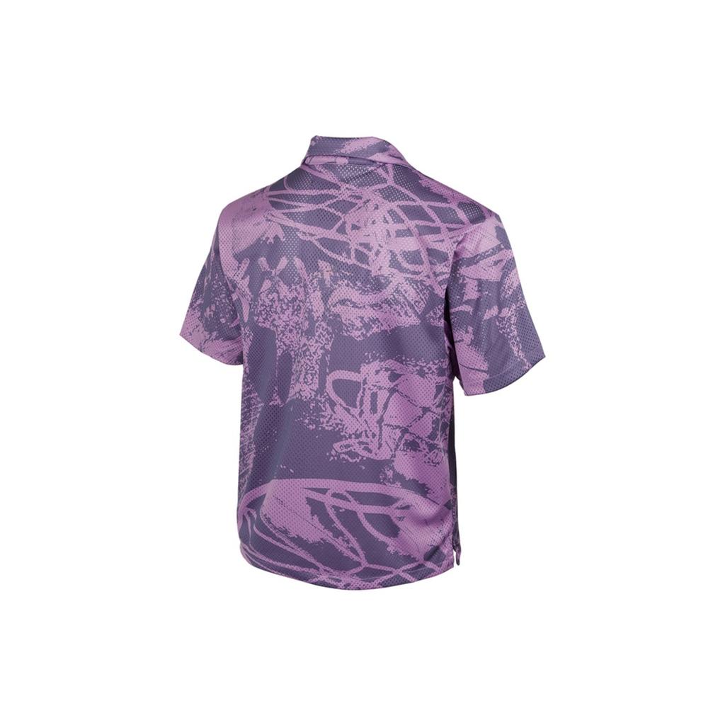 Men's Air Jordan Flight Knit Printing Loose Basketball Short Sleeve Light Purple Shirt CZ4736-591