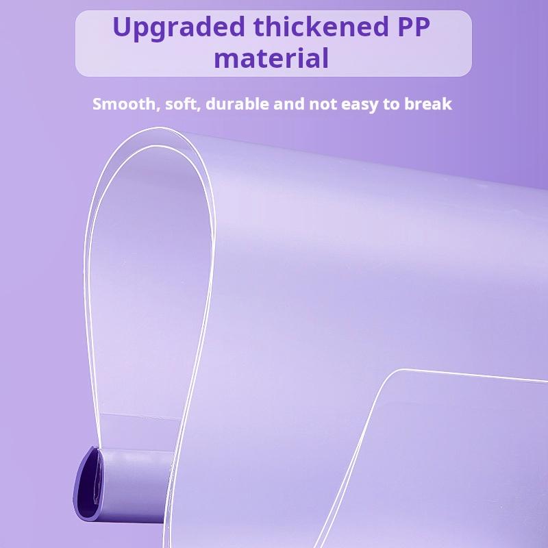 10pcs/pack A4 Drawbar Folder Sliding Bar Clip Paper Cover for Flipchart, Lightweight and Flexible, Suitable for School Use