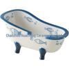 Abay Ceramic Bathtub-shaped Dessert Bowl