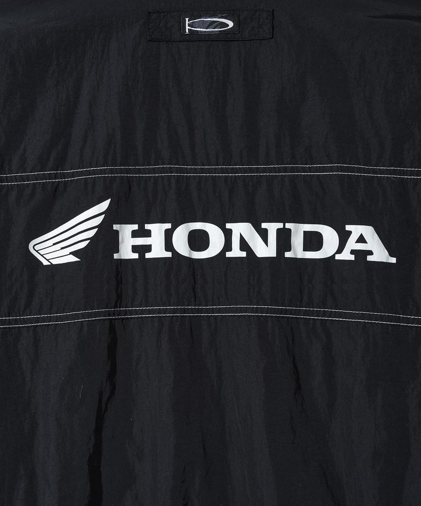 Phyps Motorcycle Honda Nylon Stitch Track Jacket_Black