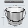 Hanyou Thickened Plastic Storage Bucket & Washbasin Set