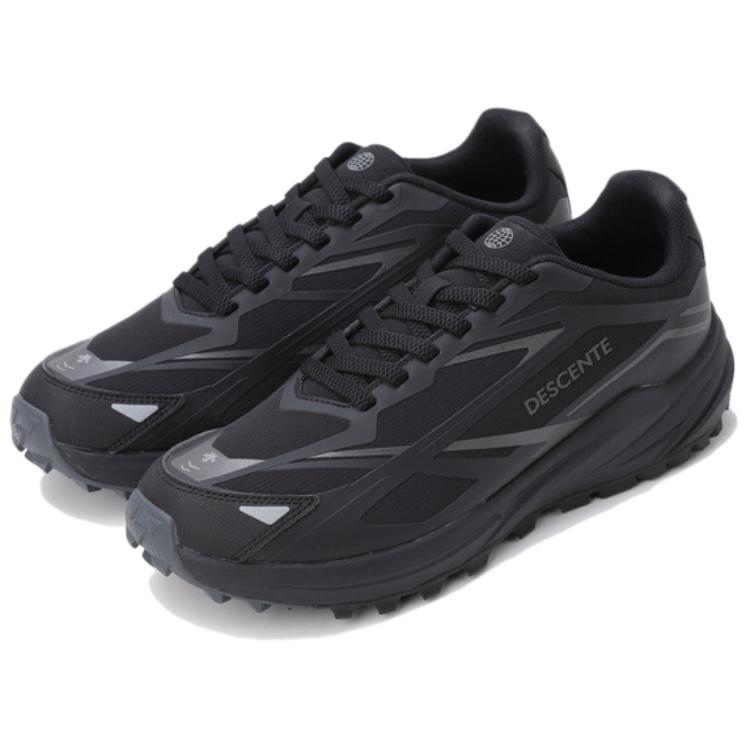 Descente Futec V2 Fashion Versatile Comfortable Non-Slip Wear-Resistant Low-Top Training Urban Commuting Running Shoes Unisex sneaker SQ123LCR21-BLK0