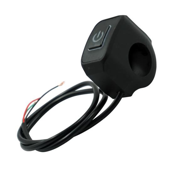Scheinwerferschalter Plug & Play Perfekte Passform IP65 Wasserdicht LED Motorrad EIN/AUS Schalter für Motorrad