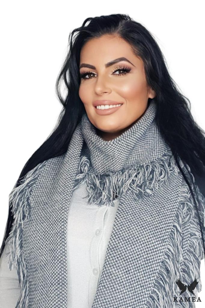 Aldura Women' Scarf Graphite Color