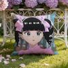 Kowloon G-Generic animeRomance Cushion Cover Home & Car Dual-Scene Pillow Cover: Reversible for Premium Comfort