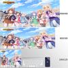 Large Nekopara Escritorio Mouse Pad Non-Slip Rubber Laptop Cushion Gabinete Gamer Mousepad Pc Kawaii Cute Anime Girls Deskmat