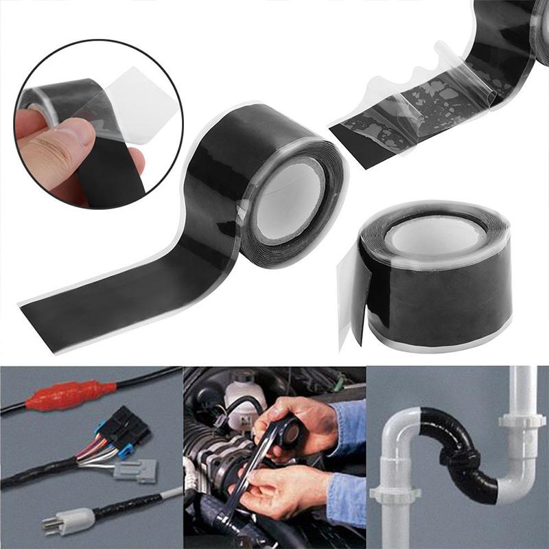 1.5m for Silicone Kitchens Insulating Pipe Tape with Super Waterproof Leak Stopping Sealing and Repair Performance Is Suitable
