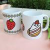 pa379-Design Mug 2p-Delicious Strawberry Dessert