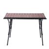 Leichter faltbarer Aluminium-Campingtisch mit verstellbarer Höhe, Roll-Up-Design, tragbar für Grillpartys und schnellen Aufbau
