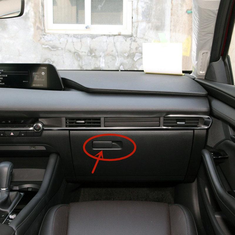 Glove Box Door Handle Cover Interior Trim for Axela Hatchback Sedan for Mazda 3 Mazda3   Car Accessories