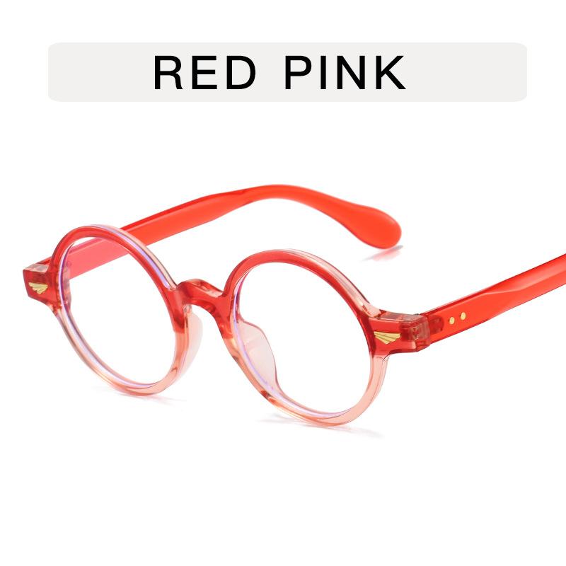 Round Shape Decorative Glasses Fashion Stylish Anti Blue Light Men Glasses Frame High Quality Women Glasses
