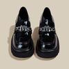 Thick-soled heightening loafers women's autumn 2025 new popular women's shoes British style small leather shoes versatile single shoes