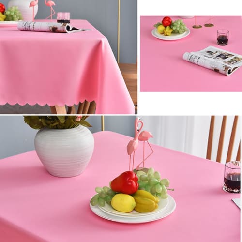 GOEXCPL Large Rectangular Tablecloth, Machine Washable, Black, 240*160cm, Suitable for Hotels, Weddings, Parties, Meetings, Etc.