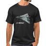 Naval F - 14 "Tomcat" Carrier Based Fighter Jet T-Shirt. Summer Cotton Short Sleeve O-Neck Mens