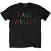 Men's Paul Weller Milticolour Logo Slim Fit T-shirt Small Black