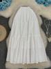 Japanese-Korean Early Spring Hollow Midi A-Line Skirt for Women
