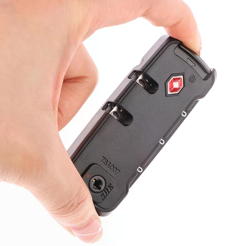 Security Fixed Lock Cupboard Cabinet Locker Padlock For TSA 3 Digit Password Combination Travel Bag Suitcase Luggage Accessories