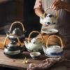 Ceramic Japanese Earth Bottle Steamed Porcelain Japanese Zefeng Tea Kettle Set Home Restaurant Single Pot Cup