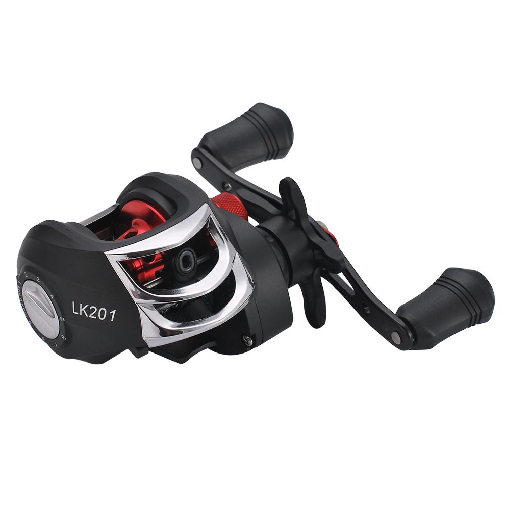 Lightweight High Speed 7.2:1 Gear Ratio Baitcast Fishing Reel 17+1 Ball Bearings Baitcasting Fishing Reel Baitcaster