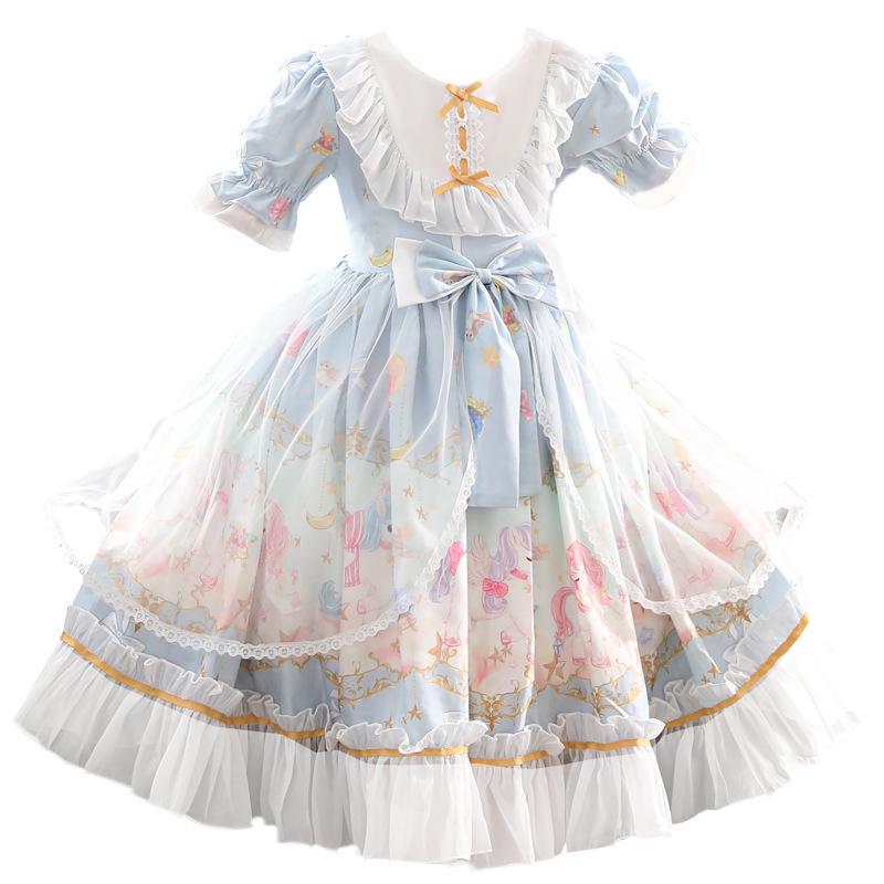 Summer 2026 Stylish Lolita Princess Dress for Girls