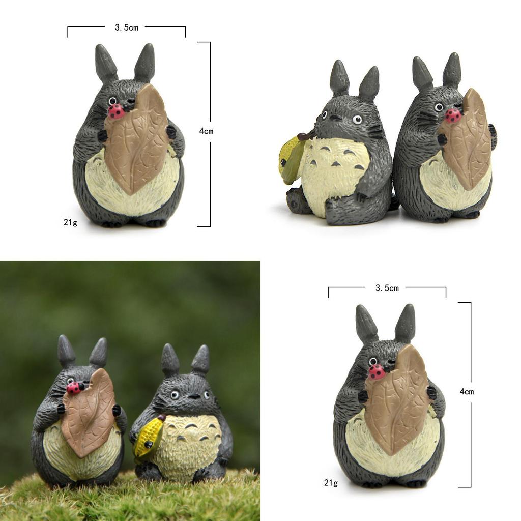 Cartoon Mein Nachbar Totoro Harz Miniatur Für Sukkulentengarten Pflanzen Dekoration Geschenk Für Naturliebhaber