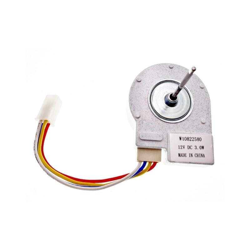 12V W10822580 Refrigerator Fan Motor Assembly For W10255195 2259385 UDQT22WP1 8201589 W11671461 Replacement Housing