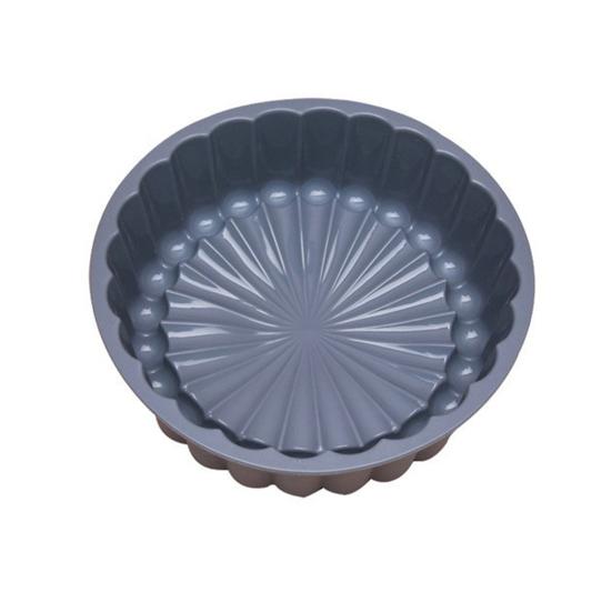 Charlotte Kakform Non-stick Silikon Rund Kakform för Ostkaka Chokladkaka Regnbågskakor Tarteletter Pajer Bröd Mousse Lätt att Rengöra Hållbar Bakeware