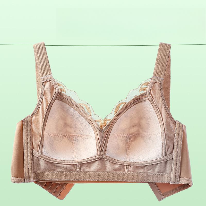 Thin Without Steel Ring Bra for Women Plus Size Sexy Adjustable Push Up Bra for Women Gathering Bra for Women