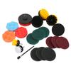 20pcs Drill Brush Attachments Set Multipurpose Scrubing Pads Cleaning Kit for Home Car
