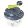 Hand Crank Food Processor Efficient Manual Vegetable Chopper Dishwasher Safe Container For Fast Meal Preparation