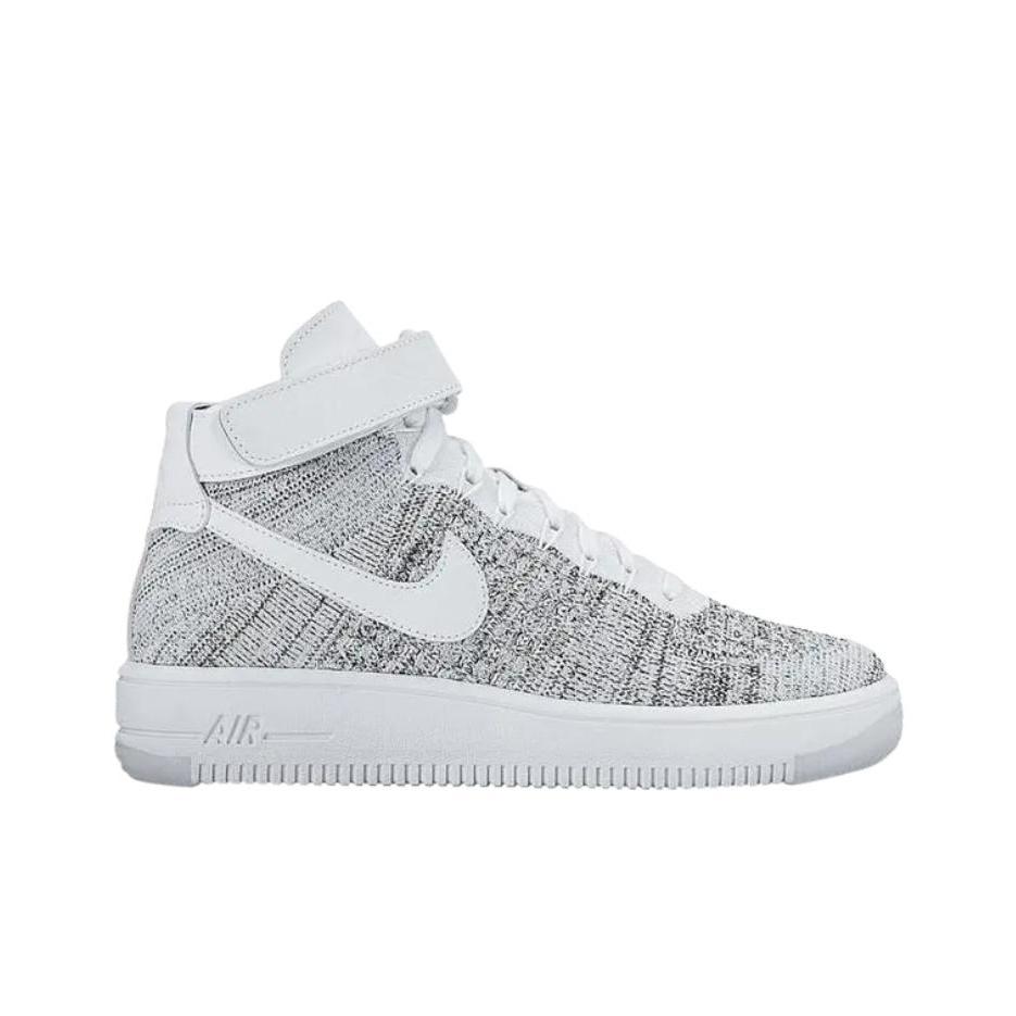 Nike Adidași de damă Air Force 1 Flyknit White Alb-Negru 818018-101