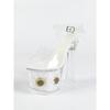 17cm Super High Heel Sexy Cool Slippers New Waterproof Table Transparent Sunflower Model Catwalk Stiletto LFD-13667-Q3