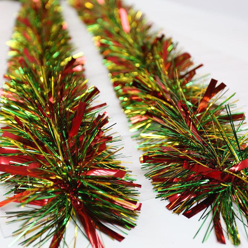 2m Chenille Silk Tinsel Streamers for Christmas, Wedding & Event Decorations