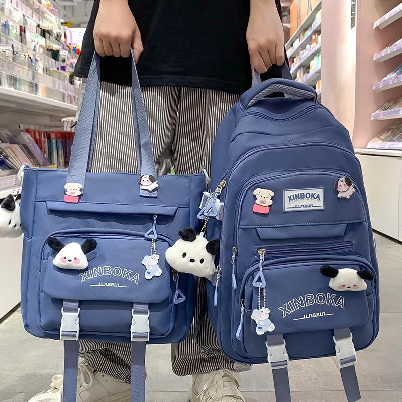 Schoolbags for Children Elementary School Students for Girls Junior High School Students Letter Backpack