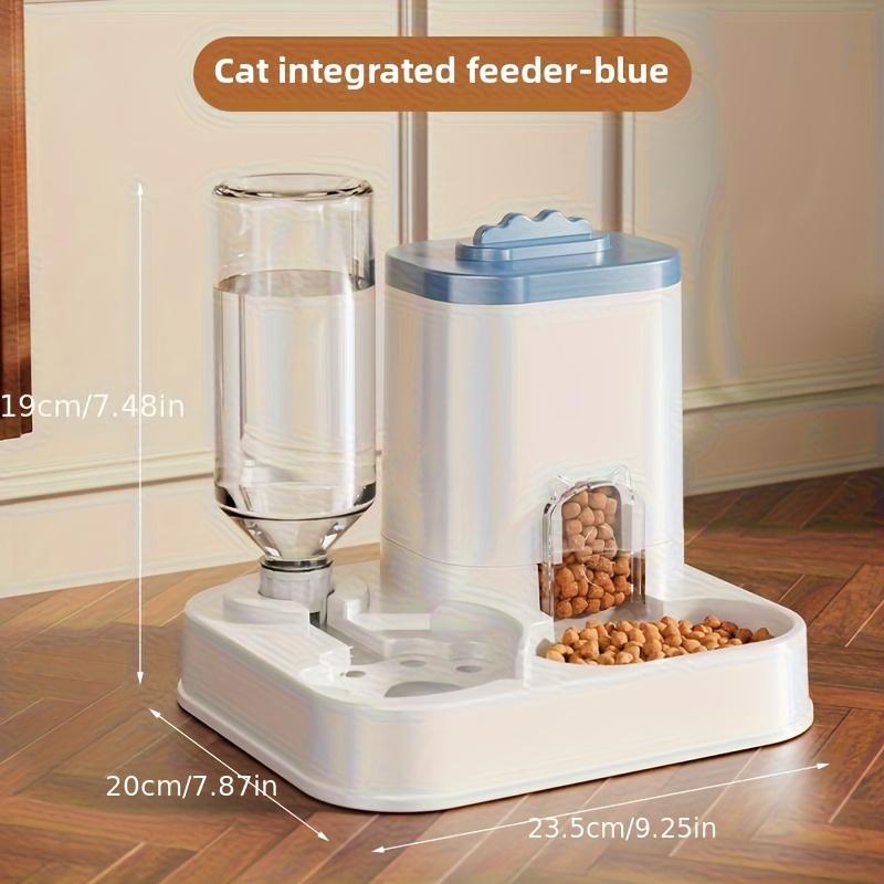Automatic Cat & Dog Water Dispenser with Integrated Food Basin - Easy Cleaning & Hydration - Durable Pet Hydration Solution, Automatic Pet Feeder