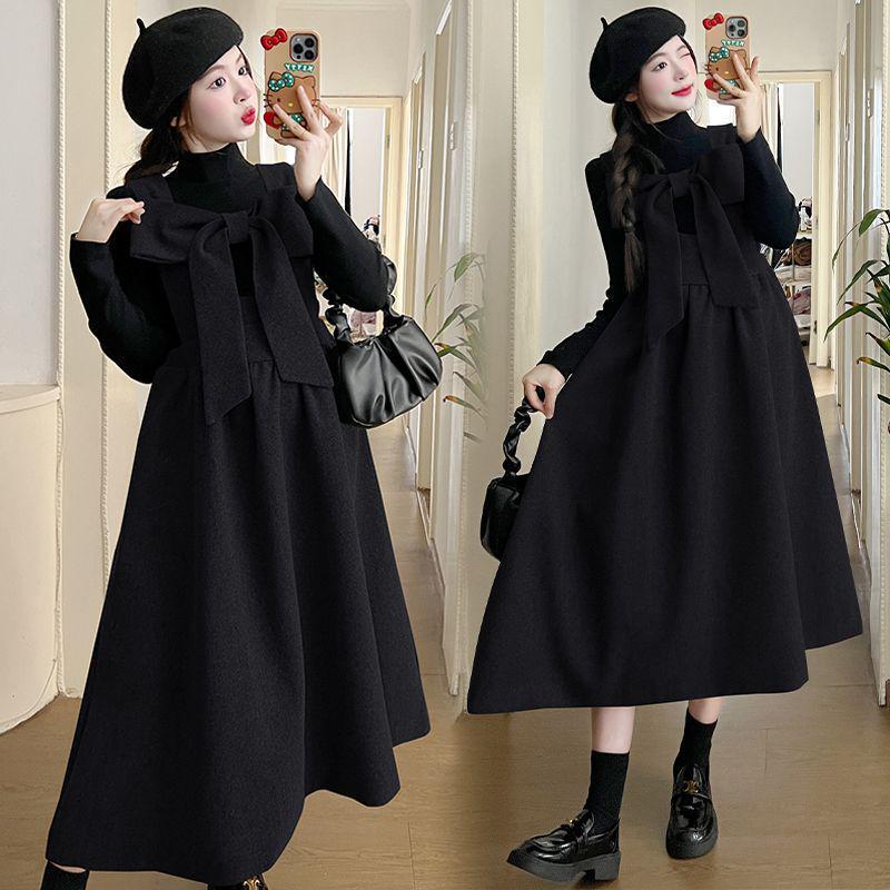 

Модное осеннее платье-сарафан для беременных в зарубежном стиле L