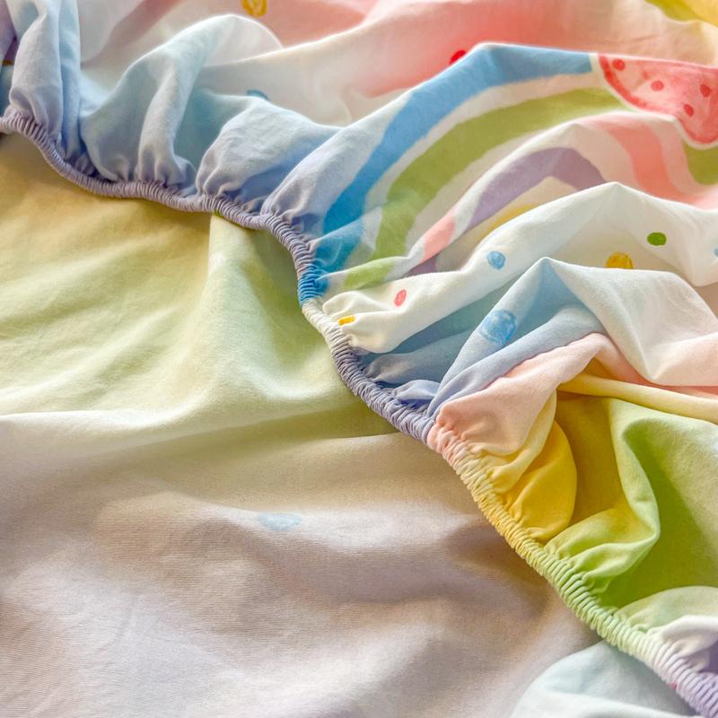Soft Bonenjoy Fitted Sheet Printed Bed Cover Breathable Mattress Protector Bed Linen Pillowcase Need Order