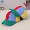 Fashion Color Matching Bamboo Dragonfly Decoration Breathable Comfortable Cap Outdoor Decoration Versatile Baseball Cap