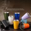 Stainless Steel Cups 350ml (5 Pack) Children Adult Stainless Steel Coffee Cups Stackable Durable Metal Drinking Glasses for Home Party Camping Outdoor
