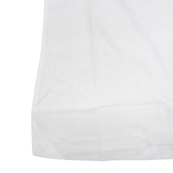 Crew Short J20J212883 [Calvin Klein] Women's T-shirt, Neck, Sleeve, Cotton, One-Point Design, (WHITE/S) [Item]
