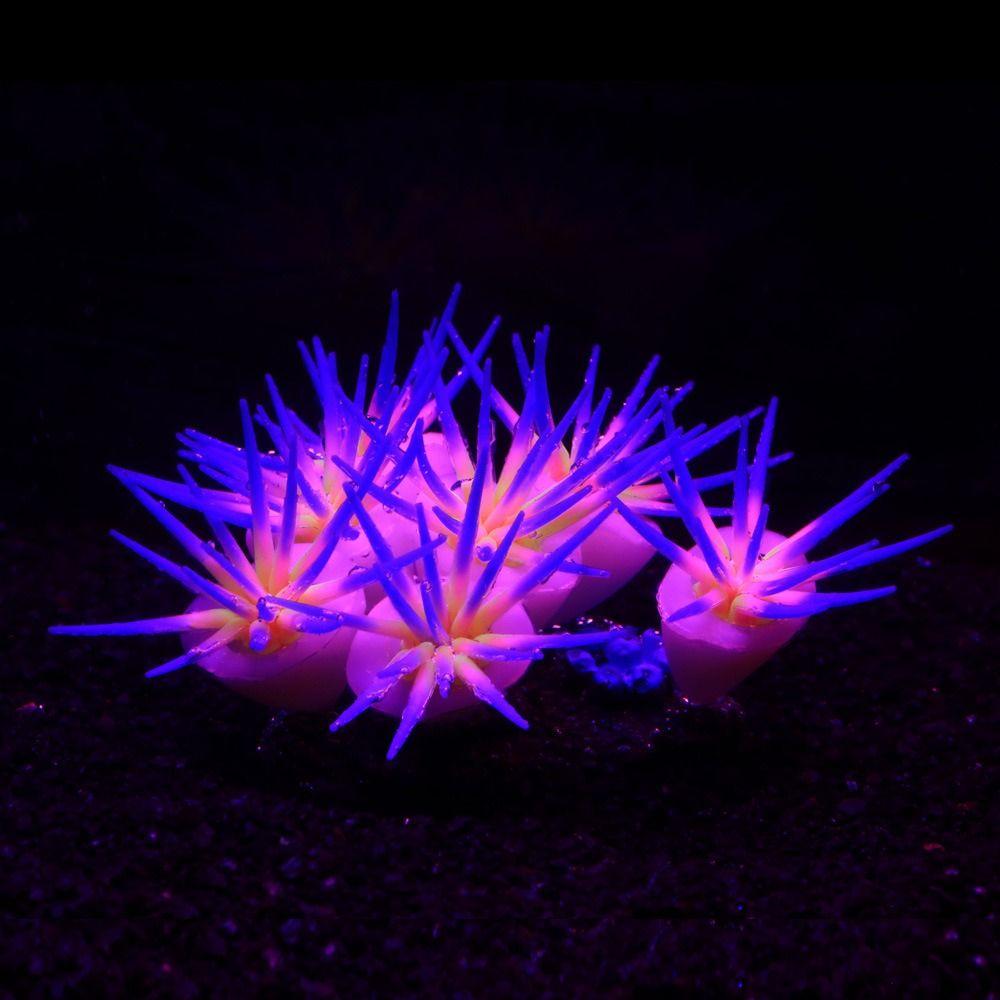 Silicone Artificial Coral Soft Aquatic Plants Fish Tank Landscaping  Underwater Decor