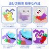 [ZTFT] Set of 4 Clear Iron Beads Plates, 14cm X 14cm, for 2.6mm Perler Beads, with 2 Tweezers, DIY Craft Educational Tool for Adults and Kids