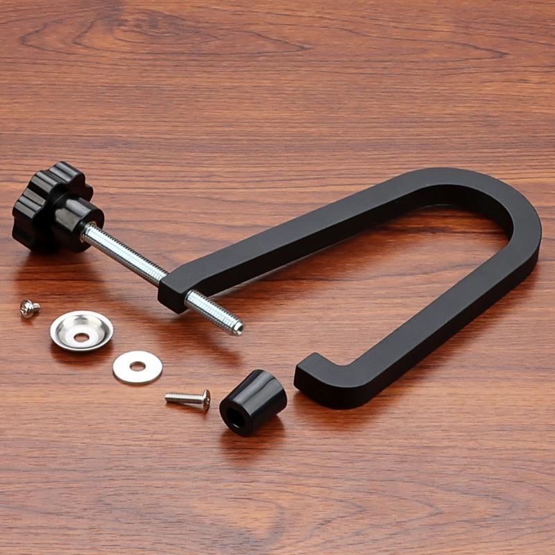 Acoustics Folk Guitar Bridge Clamps Cast Steel Deep Throat Clamps Replacement