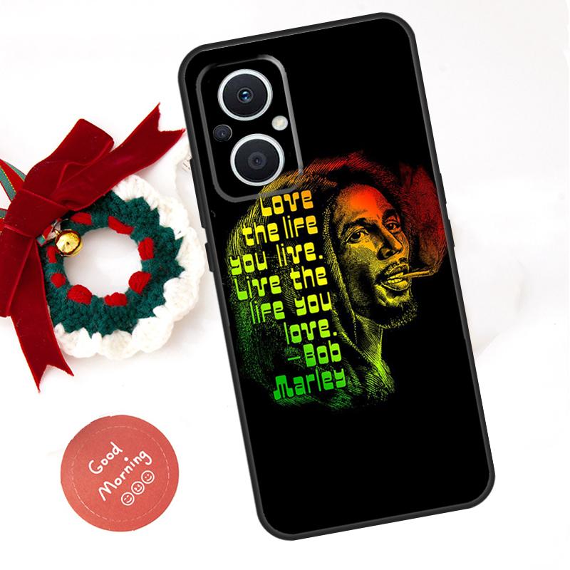 Reggae Bob Marley Funda For OPPO Reno 14F 14 13 12 11 10 Pro 11F 12F 13F 7 8 Lite OPPO Find X8 X5 X9 Pro Case